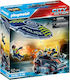 Playmobil City Action Police Parachute with Amphibious Vehicle for 5-10 years old