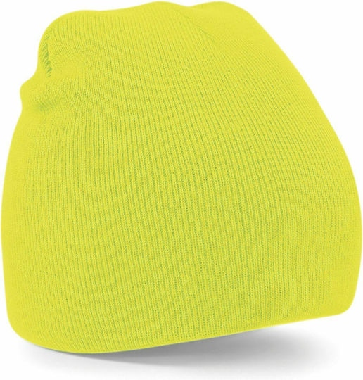 B44 Beanie Căciulă Fluorescent Galben Pentru Bărbați