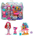 Mattel Jucărie Miniatură Ocean Kingdom Ocean Treasures Shop Doll & Accessories Enchantimals pentru 4+ Ani (Diverse modele) 1 buc