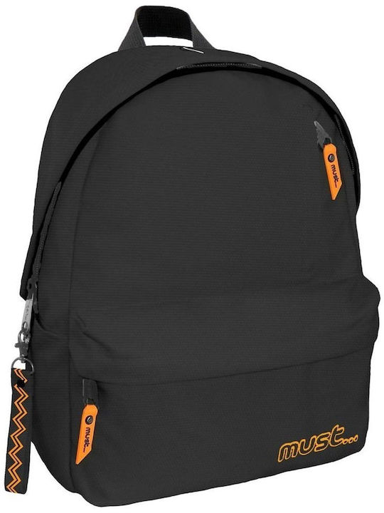 Must Monochrome Plus Schulranzen Rucksack Junior High-High School in Schwarz Farbe