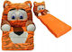 Sessel Tiger mit Armlehnen Orange 45x45x90cm 1Stück