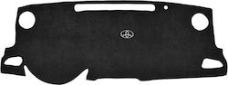 Car Dashboard Cover Alcantara with Emblem for Toyota Corolla XII Black Colour