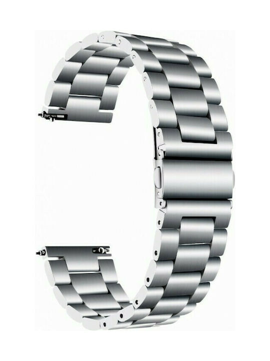 Stainless Steel Λουράκι Μεταλλικό Ασημί (Realme Watch S)