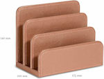 Piele Suport pentru dosare Blush 10x17.5x14cm.