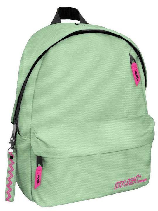 Must Monochrome Plus School Bag Backpack Junior High-High School Cabbage Fluo