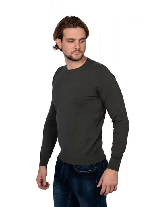 Biston Men's Long Sleeve Sweater Gray