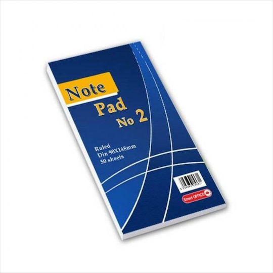 Smart Paper Smart Paper Νο2 Bloc Notes 50 Foi A5 Cu dungi Albastru