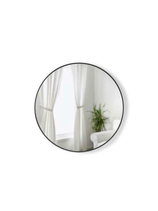 Umbra Hubba Wandspiegel mit Silver Metallisch R...