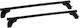 G3 Metallic Car Roof Bars 110cm for Hyundai Atos 5D Set with Roof Rack Legs Black