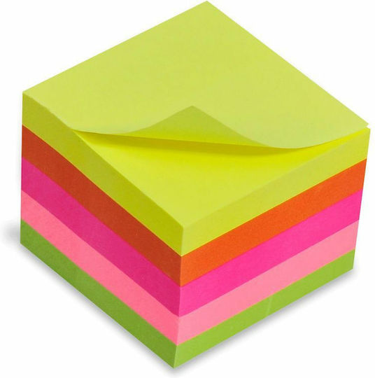Salko Paper Sticky Note Pads in Cube 700 Sheets 9x9pcs