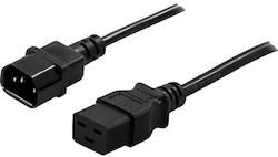 Powerwalker Schuko - IEC C14 Kabel 1.8m Schwarz (91010040) Powerwalker Schuko - IEC C14 Kabel 1.8m Schwarz (91010040)