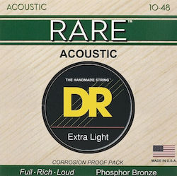 DR Rare Set of Phosphor Bronze Acoustic Guitar Strings DR Rare Set of Phosphor Bronze Acoustic Guitar Strings