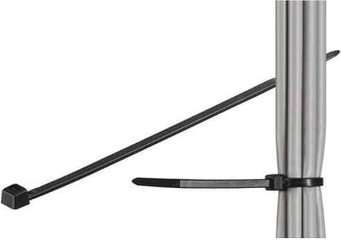 Goobay Plastic Cable Ties 200mm x 3.5mm in Black Colour (100 pcs) (17071)