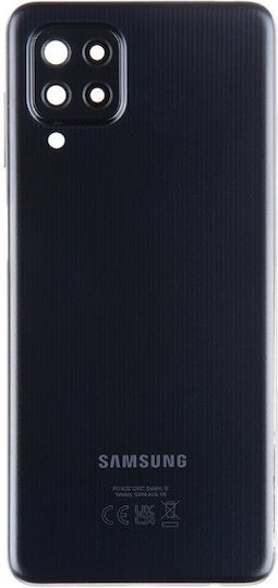 Samsung Κапак за замяна на батерията Черен за Галакси М22