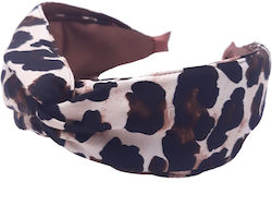 Leopard Print High Quality Dark Brown Headband