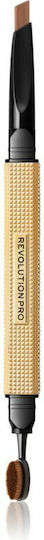 Revolution Beauty Pro Rockstar Brow Styler Молив За Вежди Средно Кафяв 0.25гр
