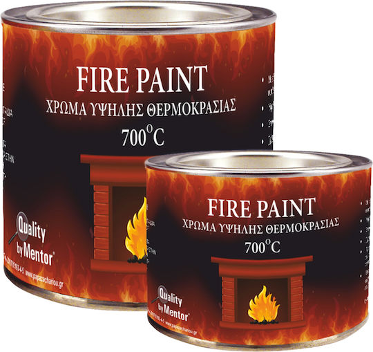 Χρώμα Υψηλής Θερμοκρασίας 700°C 0.15lt Ασημί