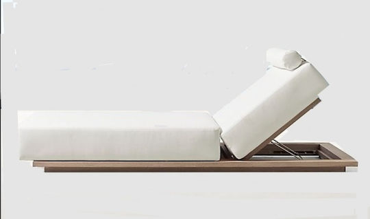Strom Eco Ξαπλώστρας Λευκό 196x58εκ.