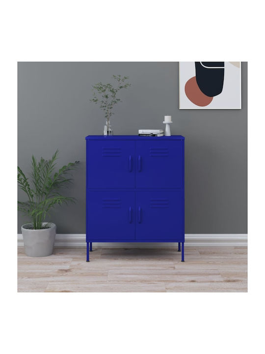 Kabinett Büro Ναυτικό Μπλε 80x35x101.5cm