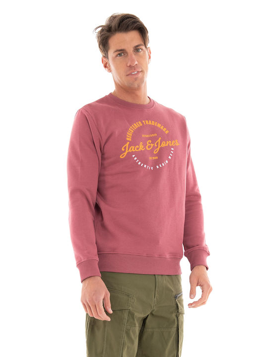 Jack & Jones Herren Sweatshirt Raspberry