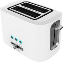 Cecotec Toast&Taste 9000 Double Toaster 2 Slots 980W White