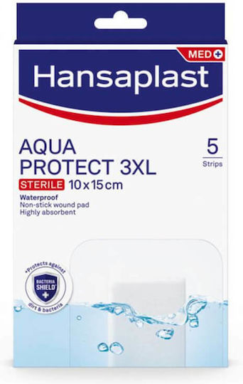 Hansaplast Aqua Protect Waterproof & Sterilized Plasters 3XL 15x10cm 5pcs