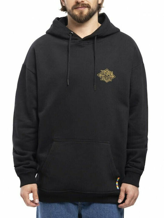 Nappo 01SW3220 Sweatshirt mit Kapuze Schwarz