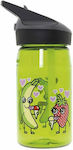 Polo Kids Water Bottle Plastic Green 450ml