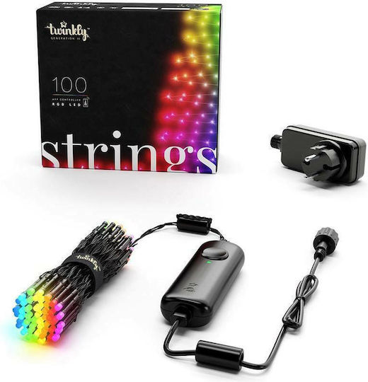 100 Λαμπάκια LED 8μ. RGB σε Σειρά