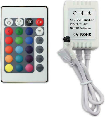 Geyer Ασύρματο RGB Controller IR με Τηλεχειριστήριο L24KIR1272