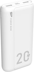 Silicon Power QS15 20000mAh 18W Λευκό