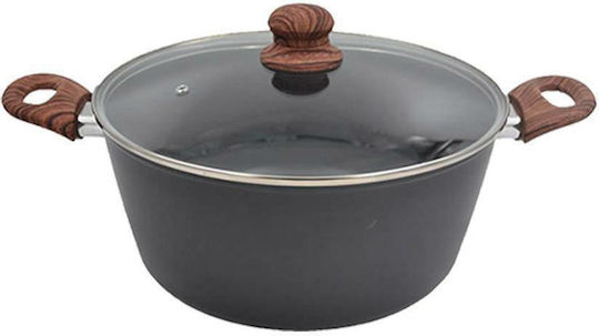 Sidirela Madera Βαθιά Κατσαρόλα από Αλουμίνιο 6lt / 24cm