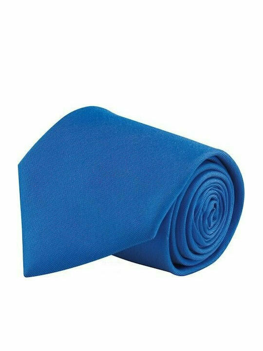 Sol's Ανδρική Γραβάτα Συνθετική Μονόχρωμη σε Μπλε Χρώμα