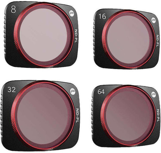 PGYTECH 8/16/32/64 ND/PL Set Filtru Lentile pentru DJI Mavic Air 2S 4buc