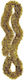 A.Kantas Christmas Garland Gold 1pc