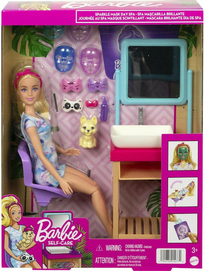 Barbie Wellness Σπα Σετ Κούκλας για 3+ Ετών 29εκ.