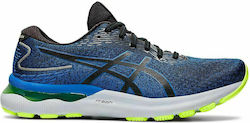 Asics Gel-Nimbus 24 Ανδρικά Αθλητικά Παπούτσια Running Μπλε
