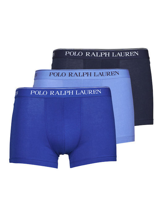 Ralph Lauren Ανδρικά Μποξεράκια Μπλε / Γαλάζιο / Navy 3Pack
