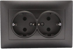 Redled Stinel Priză Electrică Dublă