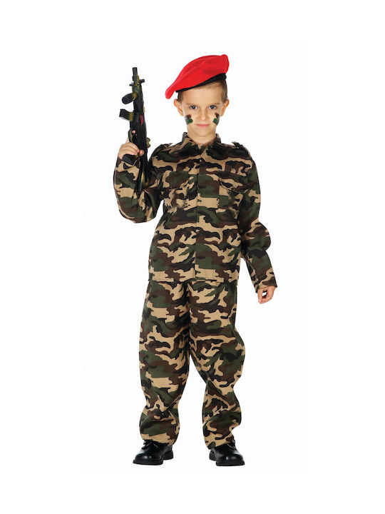 Kids Carnival Costume Soldier