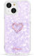 Kingxbar Epoxy Back Cover Silicone Purple (iPhone 13)