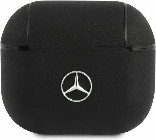 Mercedes-Benz Hülle Leder in Schwarz Farbe für Apple AirPods 3