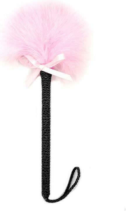 Fetish Addict Feather Tickler With Bow Pink