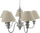 Ankor Chandelier Lampshade 5xE14 Gray 65cm 814695