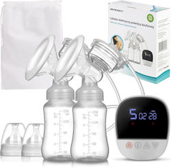 Berdsen Electric Double Breast Pump BL 906 Battery and Electric BPA Free Transparent 150ml