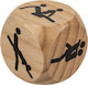 Out of the Blue Out of the Blue Ερωτικό Παιχνίδι Ζαριών Wooden Dice Kamasutra 6x6cm