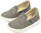 Babywalker Mocasini boteza din material textil Gri