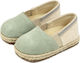 Babywalker Pantofi De Botez Din Piele Espadrile Mentă/Bej