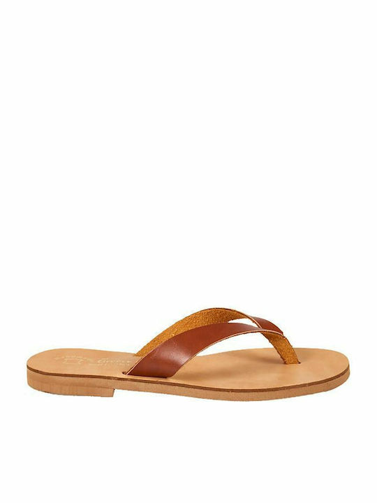 Elenross Sandale Casual Damă De Piele Maro