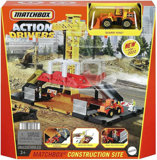 Mattel Matchbox Garaj Șantier De Construcții Scară 1:64 Pentru 3+ Ani